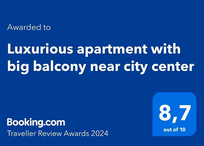 Apartment Luxurious With Big Balcony Near Center *